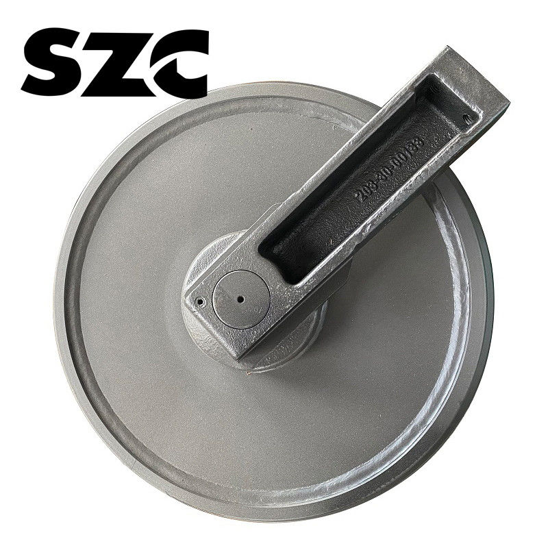PC200 PC300-1 E320 E200 E200b Excavator Track Idler Undercarriage Idler HRC48-54 ماشین حفاری و ردیابی